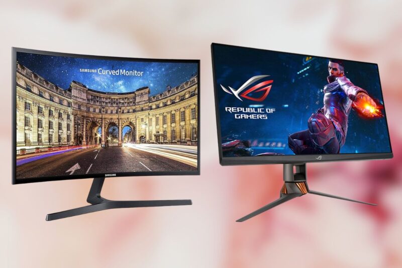 Monitor Curvo vs Monitor Plano