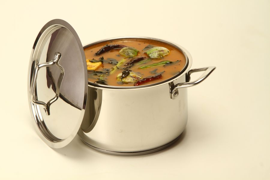 panela inox com sambar indiano 1 Panela inox com sambar indiano